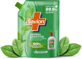 Savlon Herbal Shield Handwash Refill PackFor Sensitive hands Value Pack 1.3L Hand Wash Refill Pouch