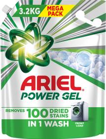 Ariel Power Gel Front Load Removes 100 Stains in 1 Wash Fresh Liquid Detergent