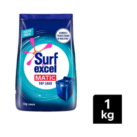 Surf excel Matic Top Load Detergent Powder 1 kg