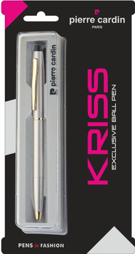 pierre cardin kriss satin nickle ball pen