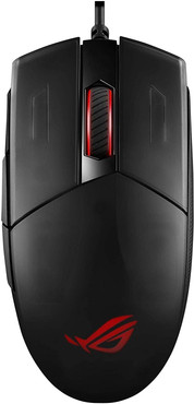 ASUS ROG Strix Impact II / Ambidestrous,4 programmable buttons,upto 7200 DPI Wired Ambidextrous Optical Gaming Mouse USB 2.0, Black