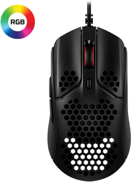 Hyperx Pulsefire Haste Wired Ambidextrous Mechanical Gaming Mouse*##*Black Mouse