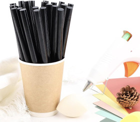 themisto 10 pc glue sticks strong gumming 11mm black