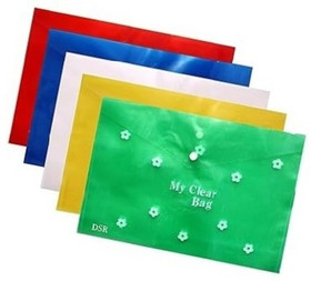 freedy a4 document file folder bag transparent envelope holder storage case snap button organizer clear flower plastic container papers stationery