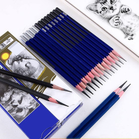 wolpin graphite drawing sketching pencils set artists hb b 2b 4b 6b 8b pencil