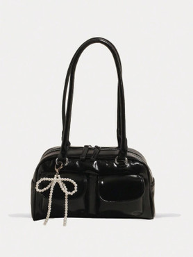 karan enterprises Women Black Shoulder Bag