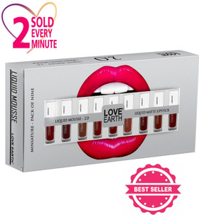 love earth liquid mousse lipstick 2 o matte finish combo kit