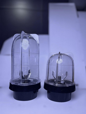 Hoster Bullet Juicer Jar For Mixer Grinder Set of 2 (530ml & 350ml) Mixer Juicer Jar 880 ml
