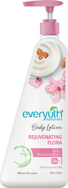 Everyuth Naturals Rejuvenating Flora Body Lotion For Deep Hydrating Skin Nourishment. 500 ml