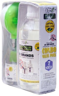 cero herbal mosquito guard machine combo pack vaporiser