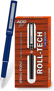 add gel roll tech pen blue set 3
