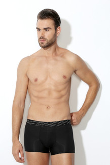 VAN HEUSEN Men Men Green Solid 4-Way Stretch 3D Logo Waistband