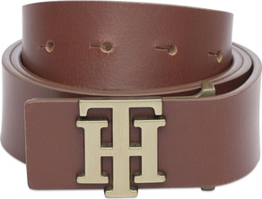 Mens Belts Hilfiger Belt Buckle TOMMY HILFIGER Men Casual Brown