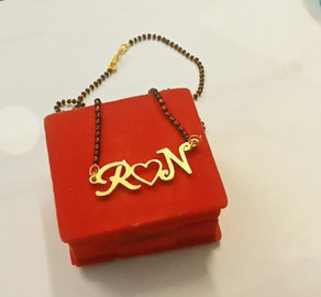 Pendant 2024 Vikas Name Pendant SR Export Gold-plated Brass