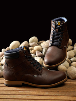 【COLOR iN ID】leather ankle boots Quail Leather Ankle Boot - Saddle | beek