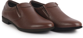 FAUSTO Formal Office Comfort Design Broad Feet TPR Welted Sole Shoes Slip  On For Men