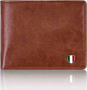 TAQWA Men Tan Genuine Leather, Artificial Leather Wallet Tan