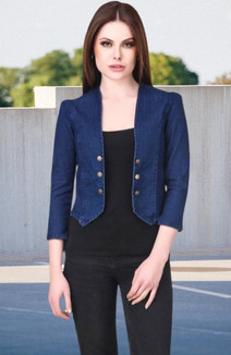 Wingzss Branded Branded Shrugs Wingzss Designer Denim Women's Shrug