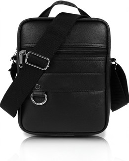 Nice Purse Black Sling Bag Stylish Synthetick Small Leather Sling