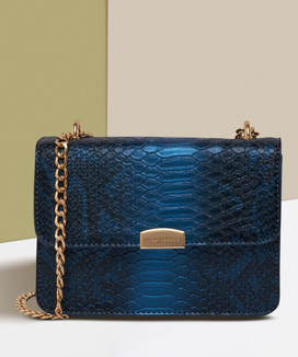 Buy LINO PERROS Women Blue Shoulder Bag Blue Online Best Price