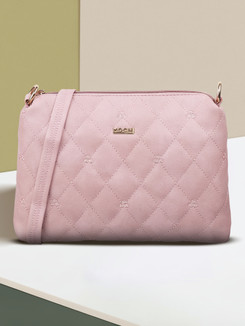 LAVIE White Sling Bag Stitch Shelly Medium Satchel Off White