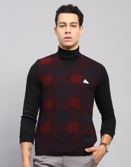 MONTE CARLO Solid Turtle Neck Casual Men Maroon Sweater Buy