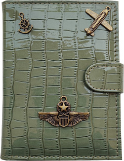 Giftsclub Croco passport covers BLUE Price in India