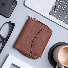 Fastrack Women Casual Tan Artificial Leather Wrist Wallet Tan