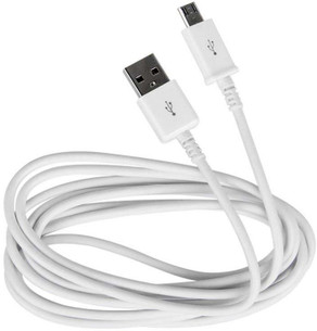 HQRP USB Charging Cable For Jackery Mini Air Bar Fit Giant Giant Poweradd Ultra Slim Pilot X1 X2 X3 X4 X5 X6 E S External Battery Power Bank Micro Coaste
