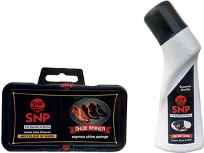 Zedz Combo of Instant Shoe Shiner Brown and Natural Shiner Price