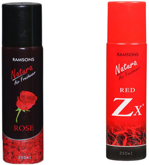 RAMSONS Red Zx Car Freshener Spray Floral Red Combo Air Freshener