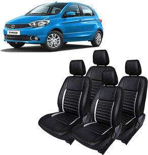 Luxury Premium Leatherette Car Seat Cover For Tata Tiago Price in