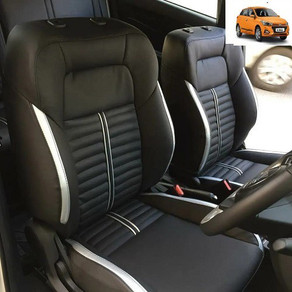 AutoSafe Leather Car Seat Cover For Hyundai Eon Price in India