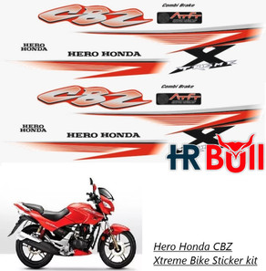 Tank Sticker Cbz Sticker Kit HRBull Sticker Decal For Bike Price