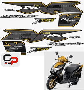 Sticker Kit Honda Dio Dx Stickers Sticker Dio Blue And White Price