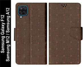 Nuvak Flip Cover for Samsung Galaxy A12, Samsung Galaxy M12