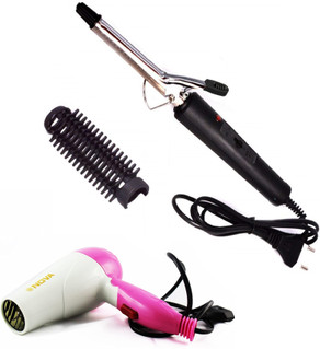 POCKETFRIENDIES COMBO SET OF DRYER,HAIR CURLER WITH COMB AND HAIR
