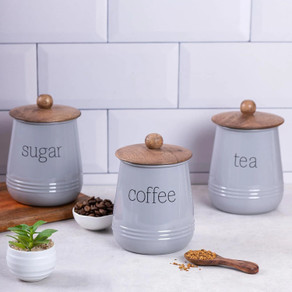 Tannu Craft Stainless Steel Tea Coffee Sugar Container 600 ml