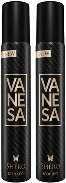 VANESA Shero Body Deo (150ml) (Pack of 2) Deodorant Spray For