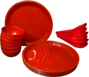 18 Piece Orange Dinner Set Ikea IKEA Pack Of 10 Plastic Dinner Set