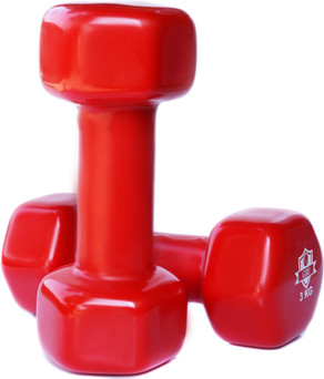 GRIFFIN Hex Vinyl Dumbbells Pair Home Gym Workout Vinyl Coated