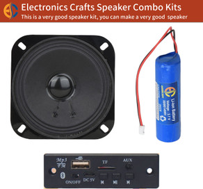 Electrobot DIY Speaker Kit with Bluetooth Board Radio Electronic