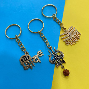 MGP FASHION Mahakal Shiv Shanker Bholenath With Om Locking Hook