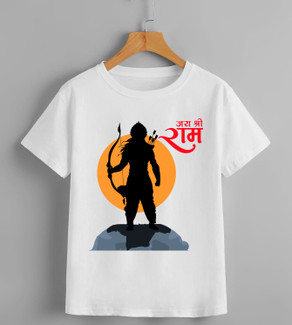 R K SALES Boys Girls Printed Polyester Regular T