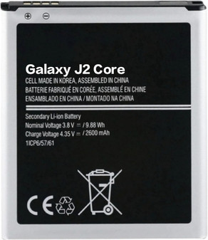 Samsung Smartphones Samsung J2 Battery Original Price 2600mah