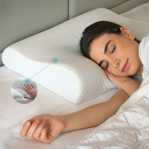 Sleepsia Cool Gel Cervical Orthopedic Memory Foam Pillow for Neck