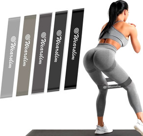 Fitster5 Premium Quality Thicker Resistance Loop Bands with Carry