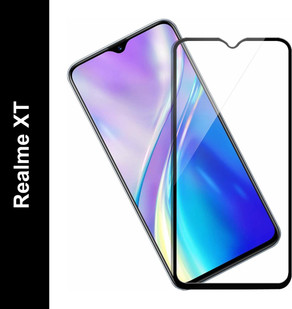 Karpine Edge To Edge Tempered Glass for Realme XT, Realme X2