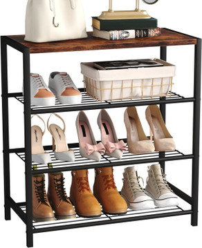 KriShyam ® Shoe Organizer Storage for Tall Metal Shelves with