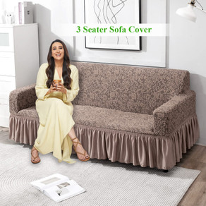 HOKiPO Jacquard Damask Seater Sofa Cover Price in India Buy